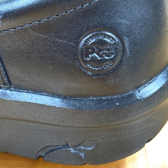 Timberland PRO Women’s Sz 6.5 Newbury Alloy Toe Work Shoes Black Leather ESD - Picture 8 of 11